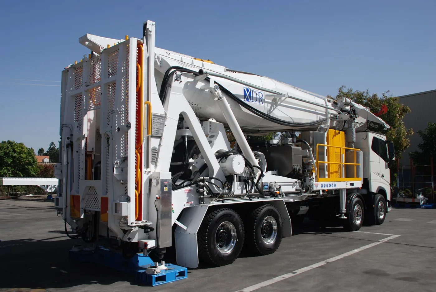 Completed rig packed for international export